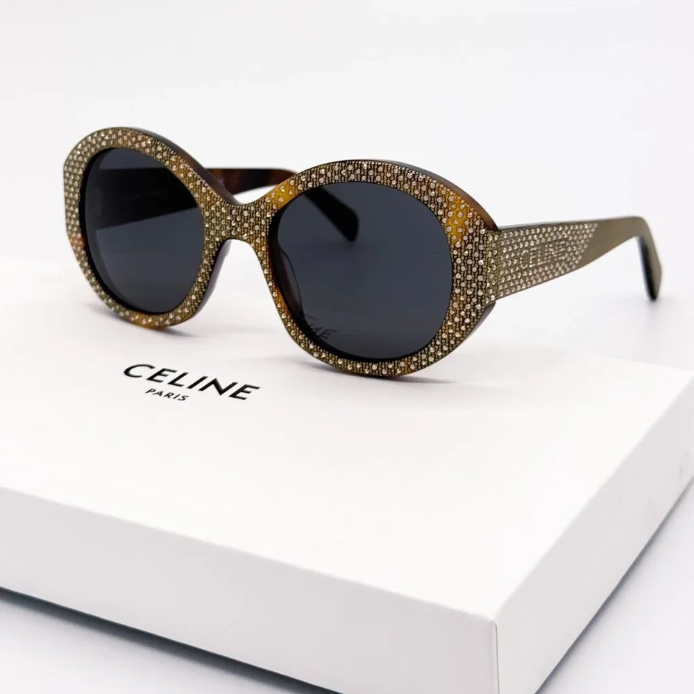NEW CELINE CL4240IS 53A HAVANA WOMEN SUNGLASSES CELINE